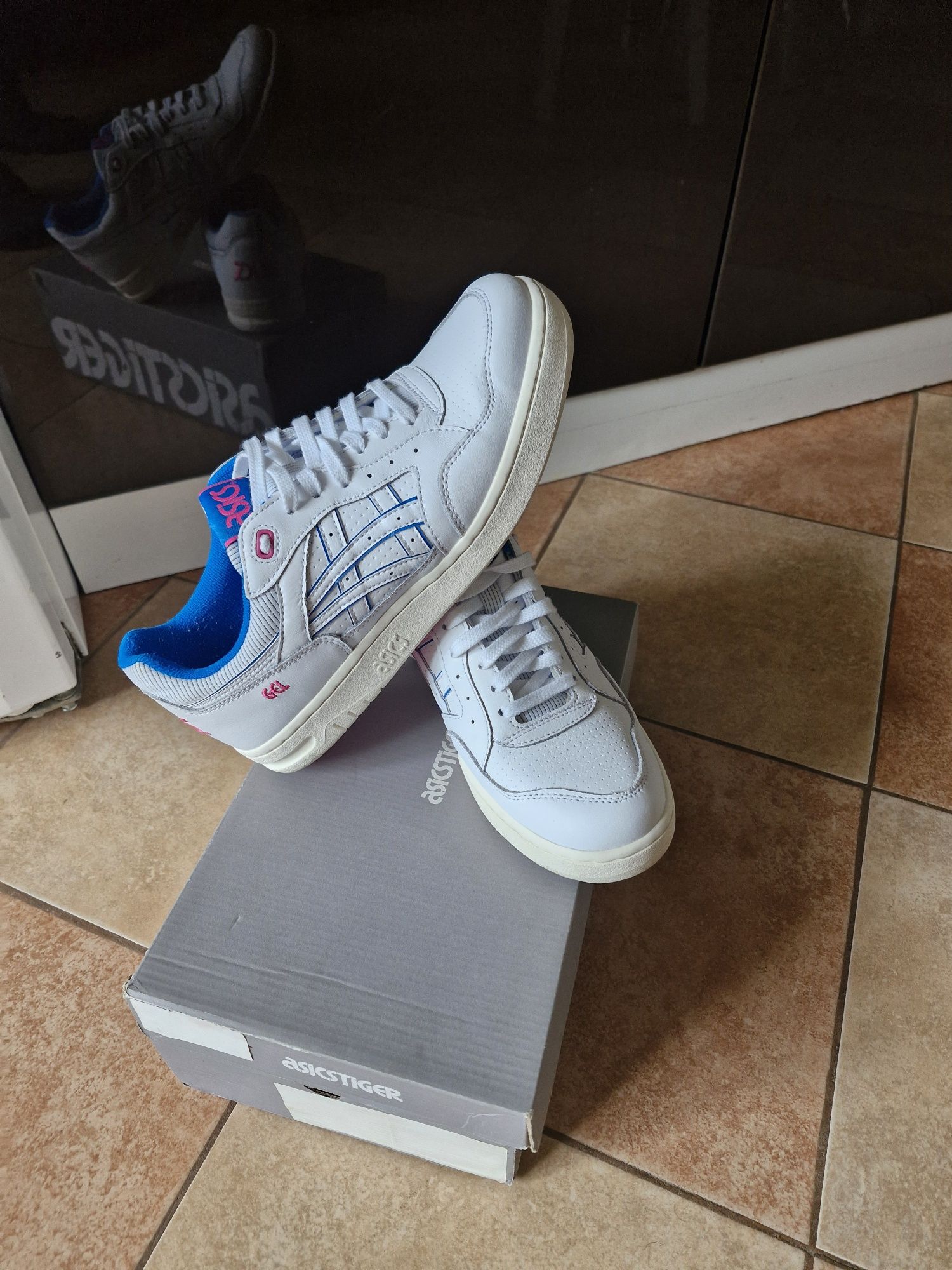 Кросовки кожаные ASICS