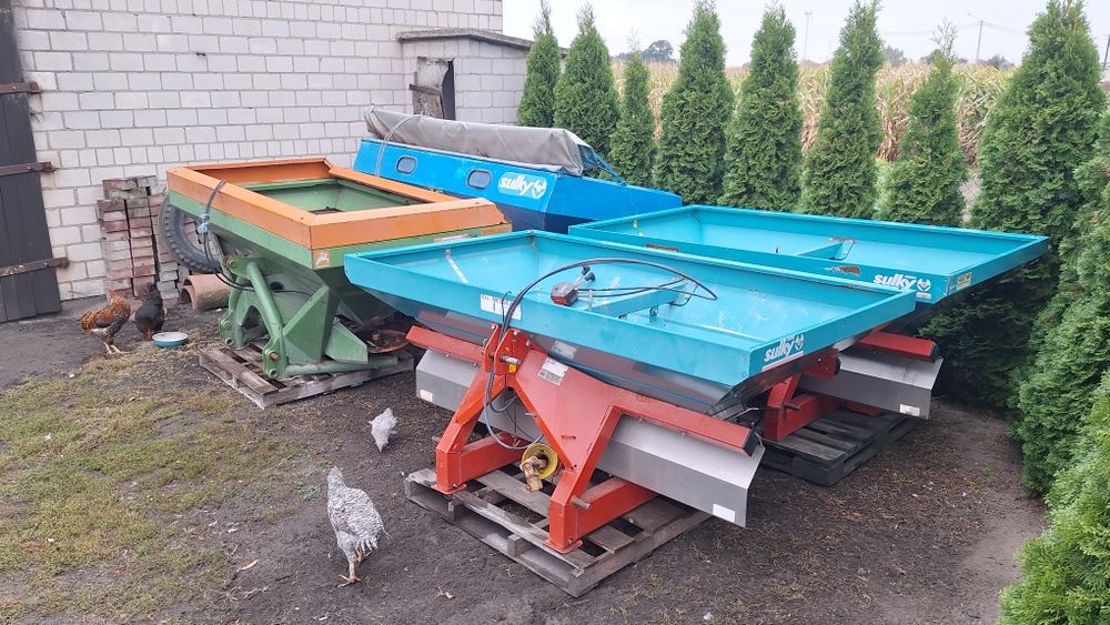 Rozsiewacz nawozów sulky dpx burel amazone zam 1501