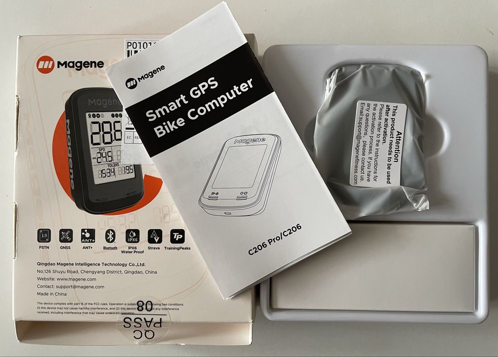 MAGENE C206 Pro mały profesjonalny licznik rowerowy z GPS BLE Ant+
