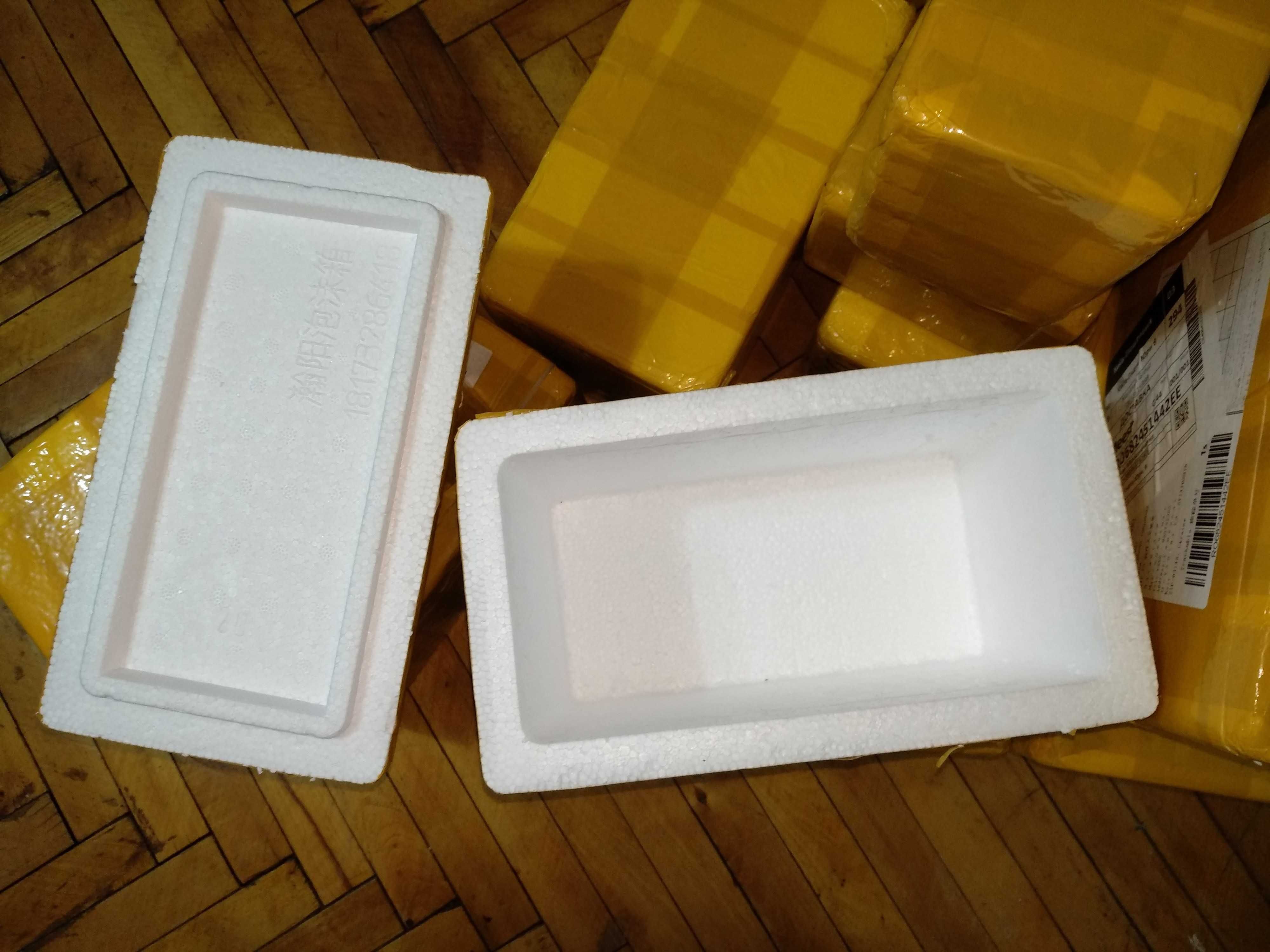 Коробки, упаковка из пенопласта с крышками (разные размеры)
