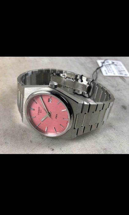 Tissot PRX 35mm łososiowy/różowy Nowy na gwarancji