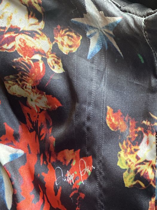 Женская кожанная куртка Philipp Plein 42 косуха