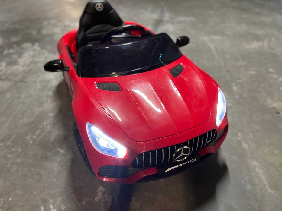 Carro Elétrico - Mercedes AMG GT vermelho 12V - criança