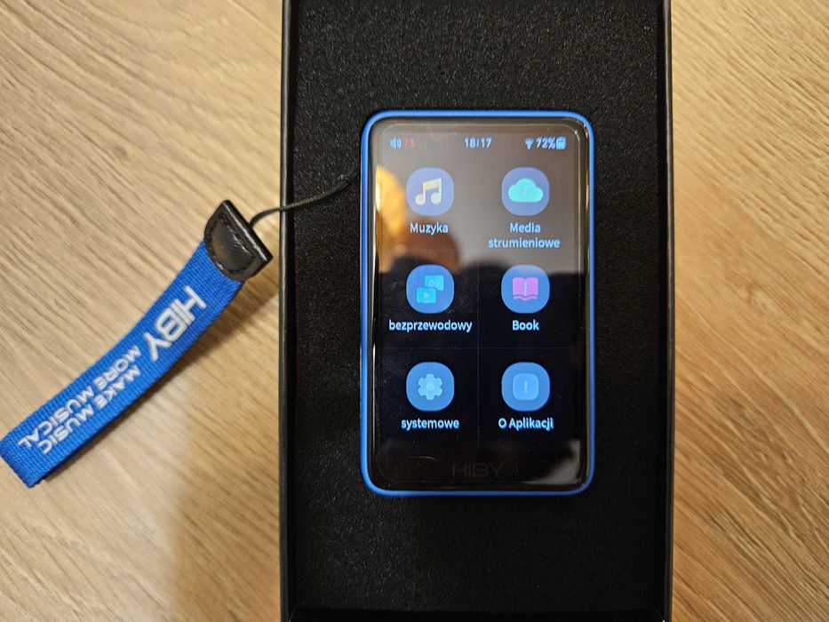 Odtwarzacz HiBy R1 (Niebieski) - Jak NOWY! (Kupiony w listopadzie)