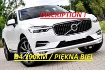 Volvo XC 60 INSCRIPTION *D4 190KM *EL.Hak *Klapa na Nogę *Skóry *Full LED *ACC