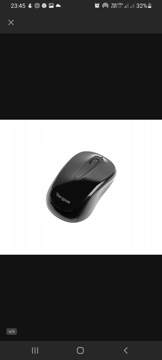 Myszka bezprzewodowa Targus Wireless Optiocal Mouse sensor optyczny