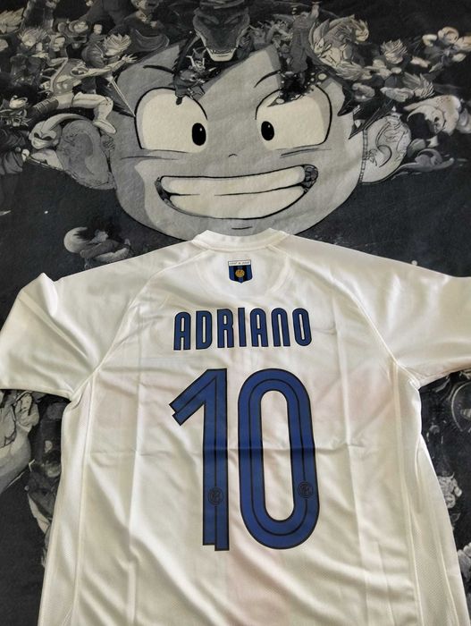 camisola nike alternativa inter milan adriano tamanho L