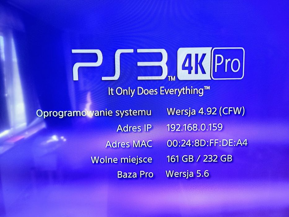 Sony Playstation 3 Slim przerobiona CFW 4 92 Evilant 4K PRO MOD