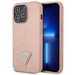 Etui Guess Saffiano Triangle Logo na iPhone 13 Pro / iPhone 13 - różow