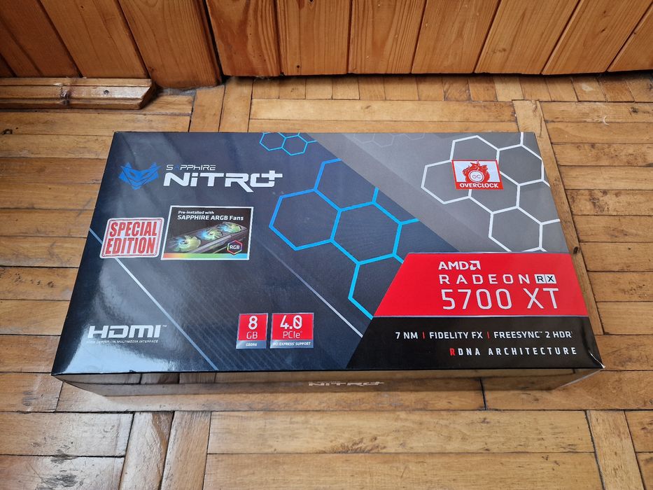 нова Sapphire RX 5700 XT 8G GDDR6 NITRO+