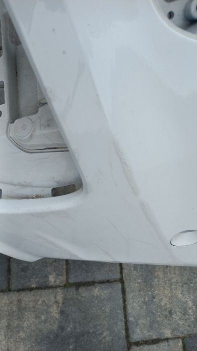 Audi a6 c7 lift 14-18 zderzak przód przedni bialy ly9c
