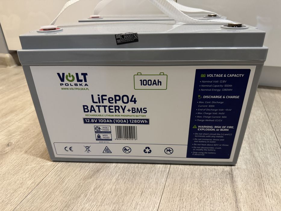 Аккумулятор LiFePO4 VOLT 12.8 V 100 Ah (1280 Wh) + BMS