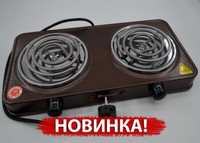Новая Электроплита электрическая настольная печь /плита Domotec 2000Вт