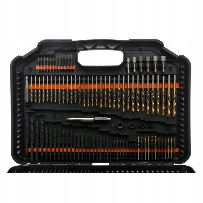 Zestaw Komplet Wierteł Dłut Bitów Otwornic 246 El