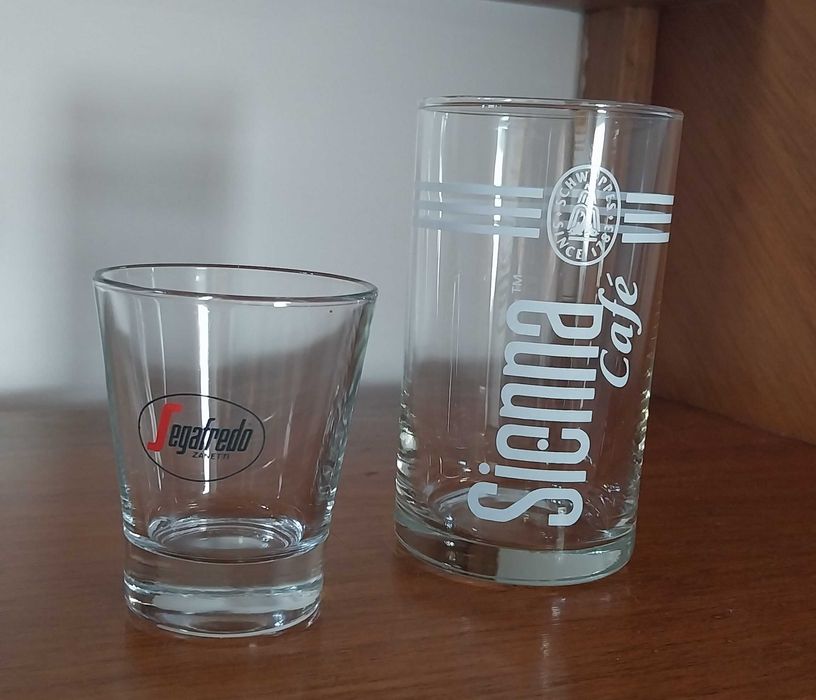 Copos colecção marcas de café