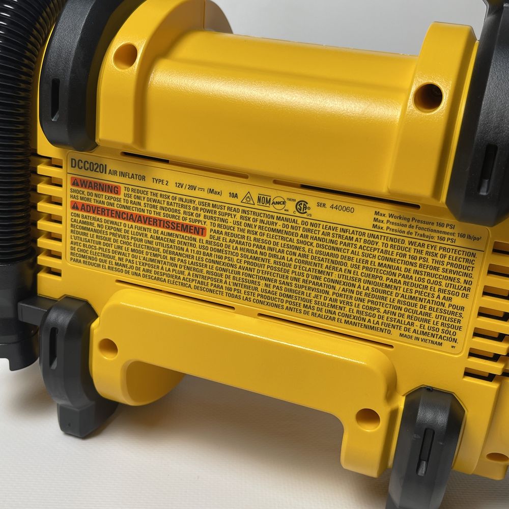 Dewalt Акумуляторний Компресор DCC020I 20V з США