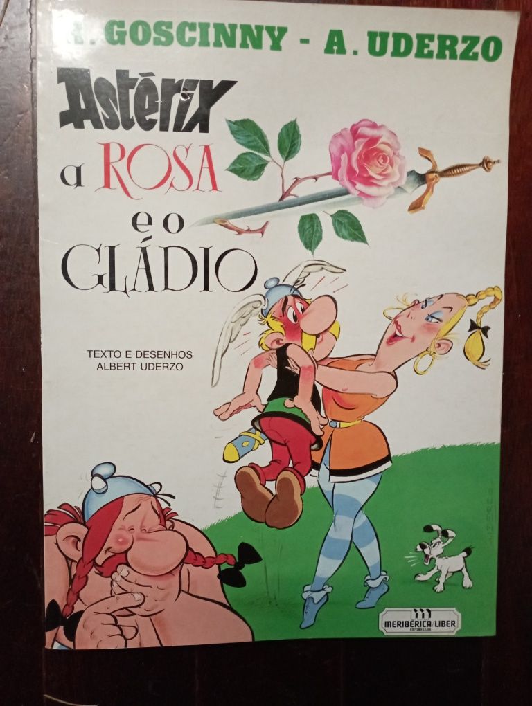 Livro Astérix a Rosa e o Gladio