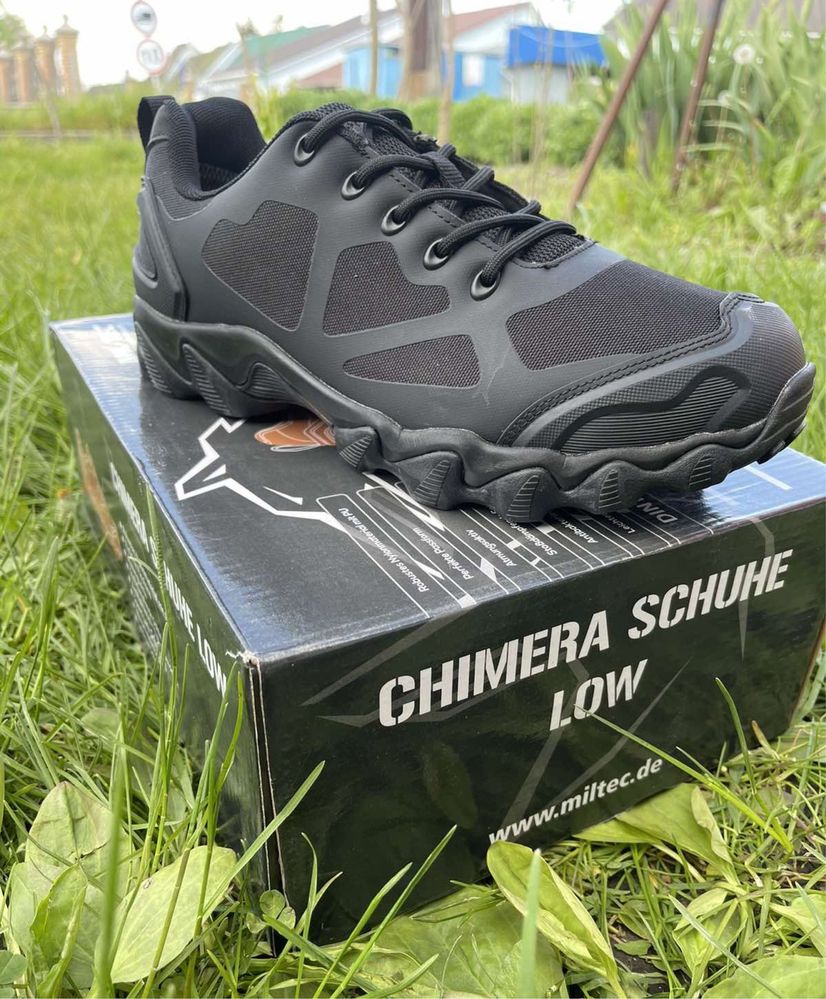 Кросівки тактичні CHIMERA SCHUHE LOW COYOTE BLACK Mil-Tec р. 38-50