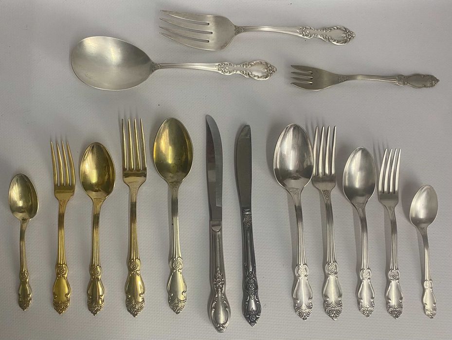 Ложки Вилки мельхиоровые РОЗА