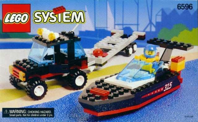 LEGO System Classic Town 6596 Wave Master lata 90 1995 rok