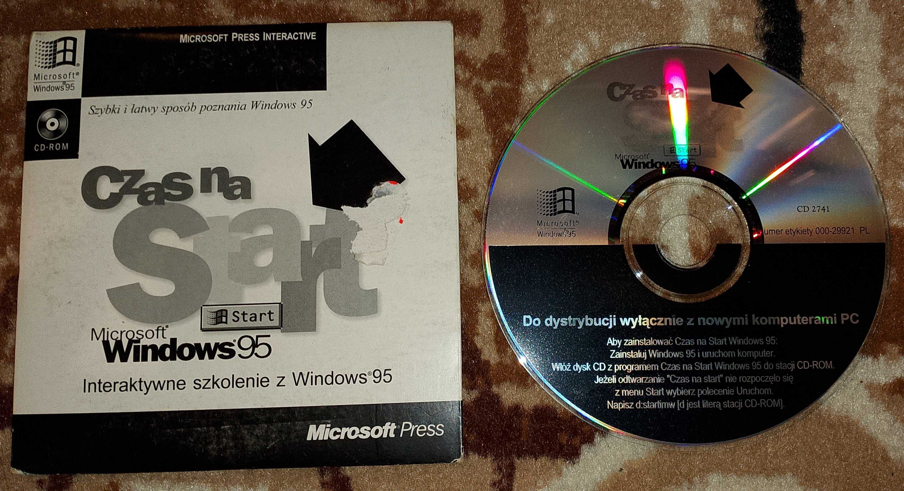 CD szkolenie interaktywne z Windows 95 - płyta kolekcjonerska unikat