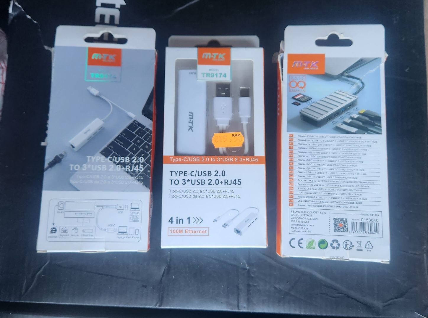 HUB's tipo C USB novas