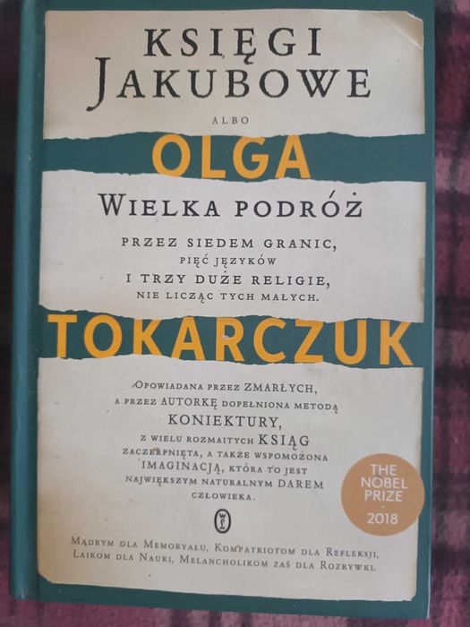 O. Tokarczuk Księgi Jakubowe 34zł Okładka twarda