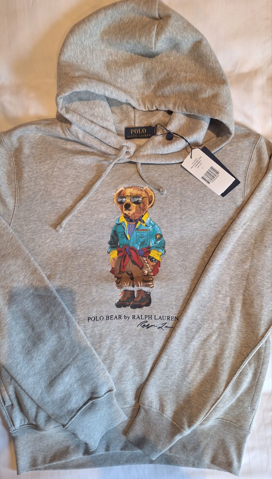 Polo Ralph Lauren bluza z misiem z kapturem S