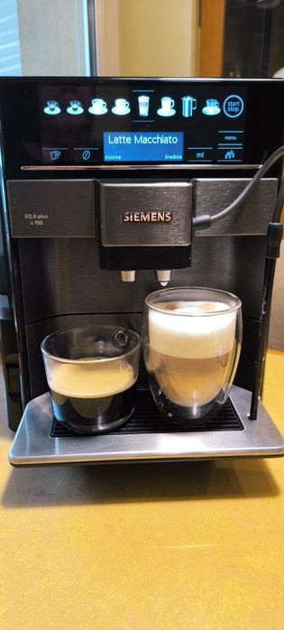 Ekspres aut. Siemens EQ6 plus s700. Sprawny filmy