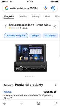 Radio samochodowe Peiying py9909.1