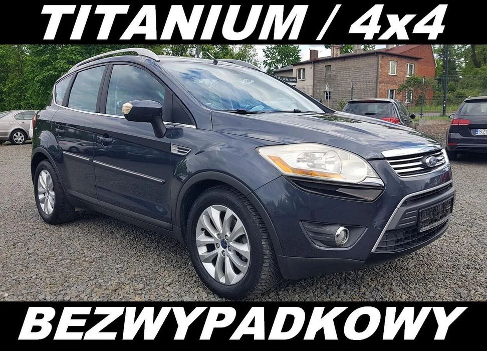 Ford Kuga TDCI 4x4 TITANIUM Bezwypadkowy MAŁY PRZEBIEG Serwisowany Gwarancja