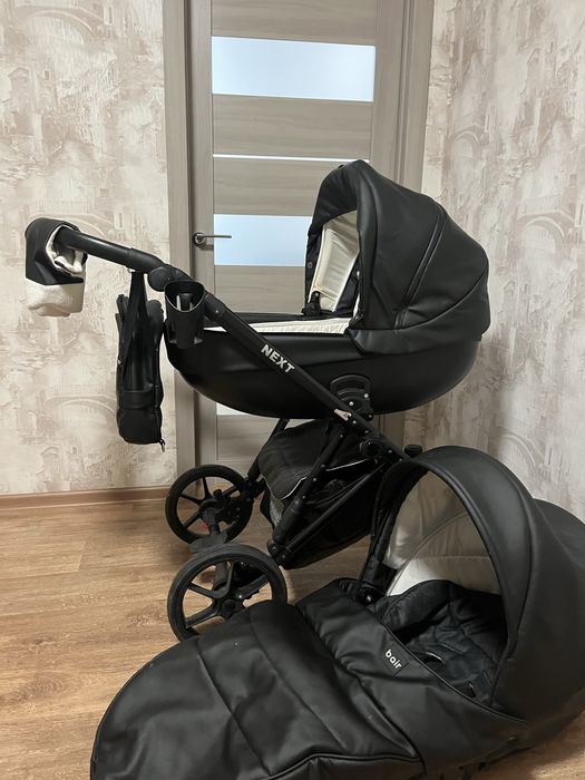 Коляска 2 в 1 Bair Next EKO шкіра