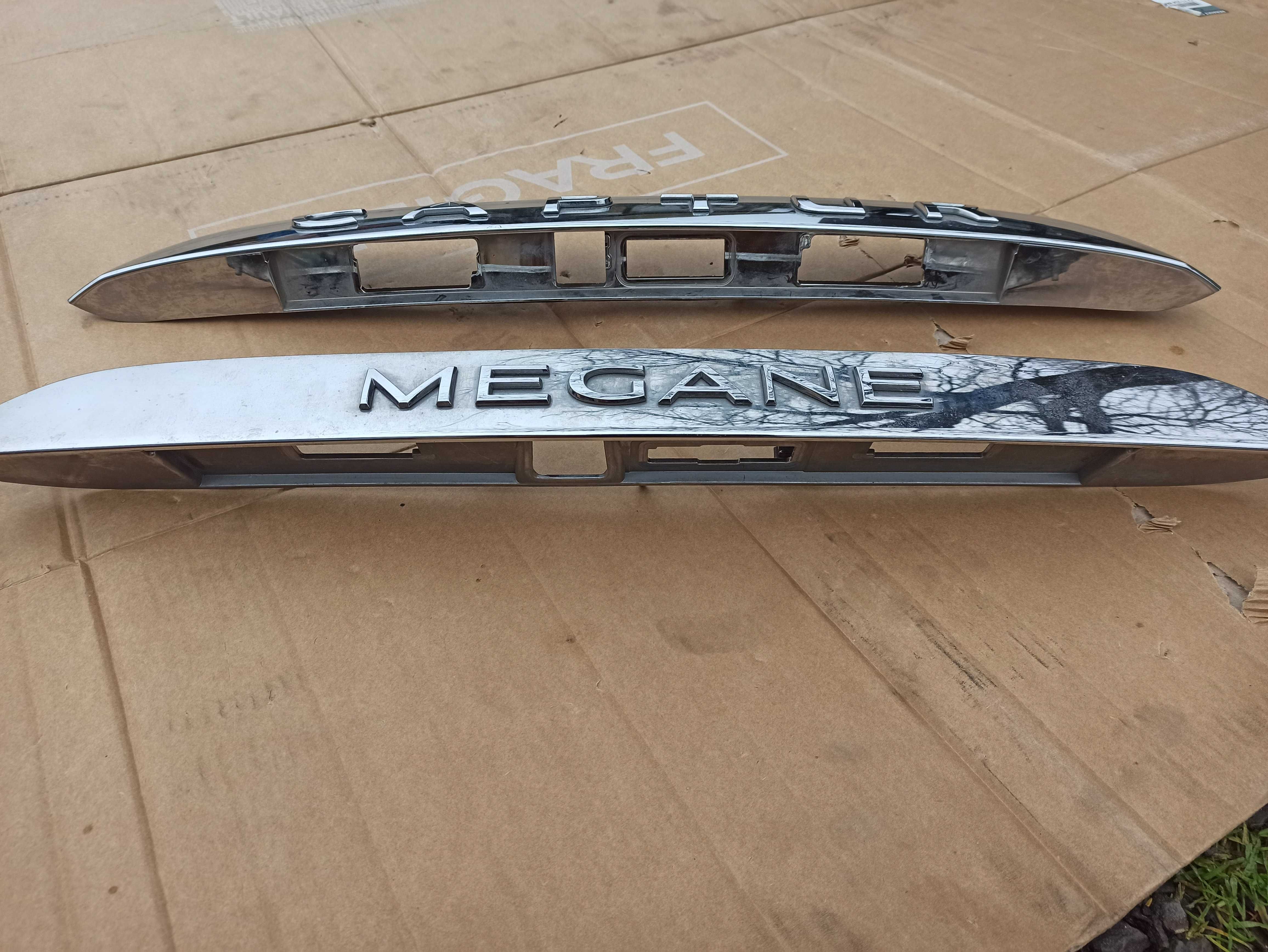 Хром Накладка Кришка багажника Ручка Renault Megane Captur Рено Каптур