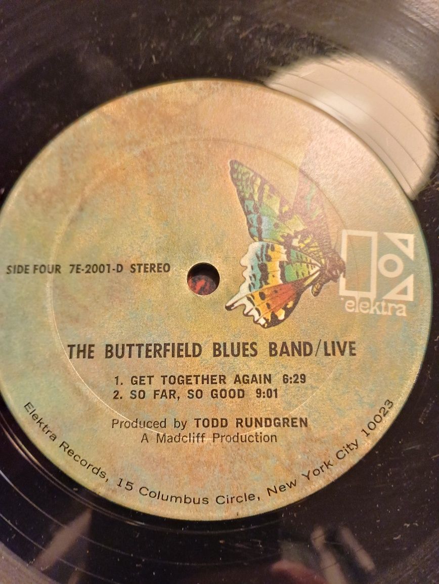 Butterfield Blues Band Live Vinyl 1970