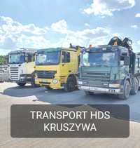 Transport HDS ** Przyczepa do 40 ton ** Wywrotka !!