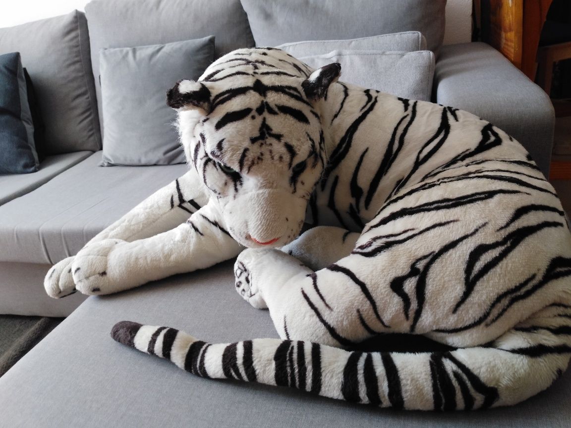 PELUCHE GIGANTE - Tigre branco