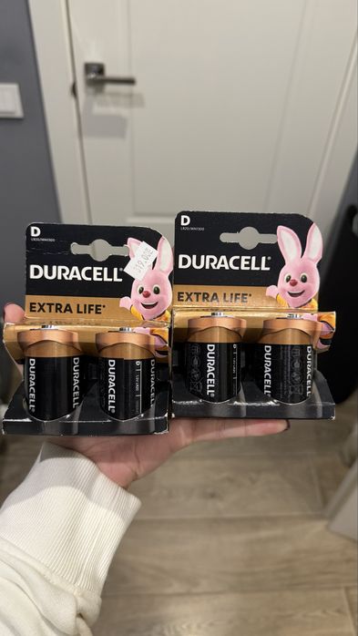 Батарейки Duracell D