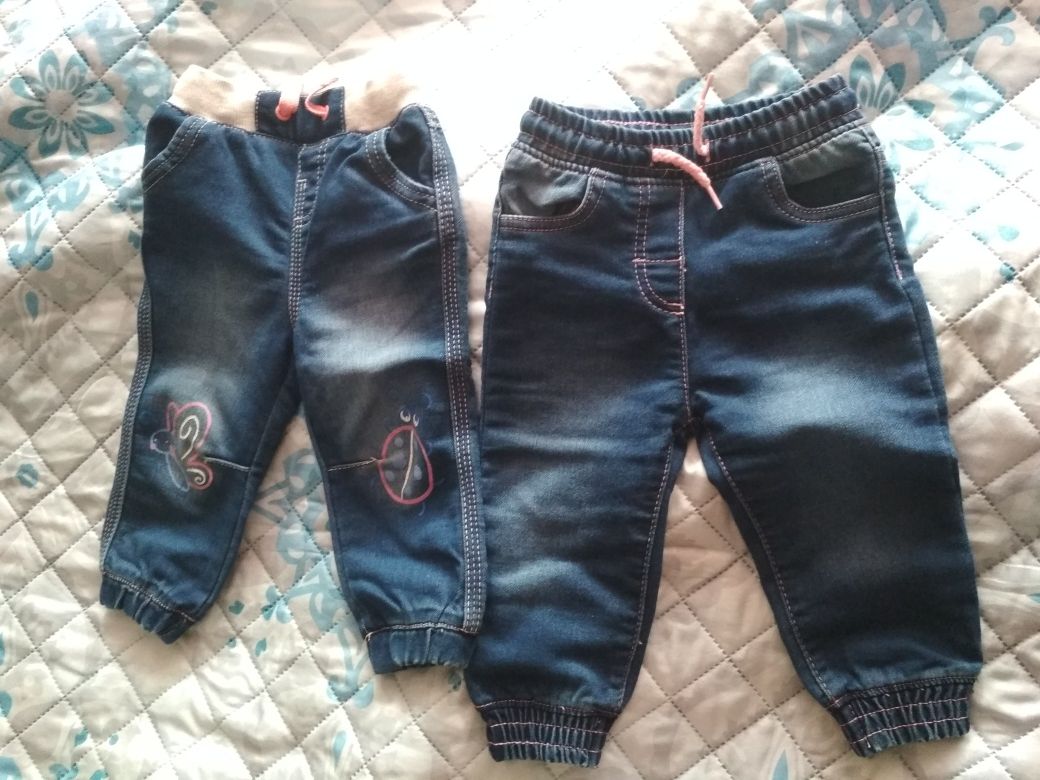 Spodnie jeansy 86