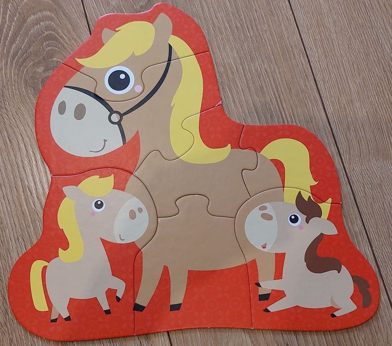 Czuczu gra dla dzieci "Zwierzątka na wsi", Trefl "Moje pierwsze puzzle