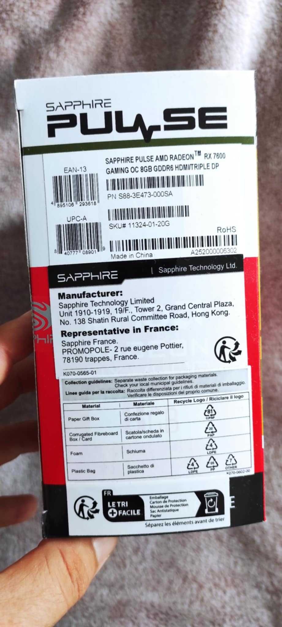 Nowa karta graficzna Sapphire Pulse Radeon RX 7600