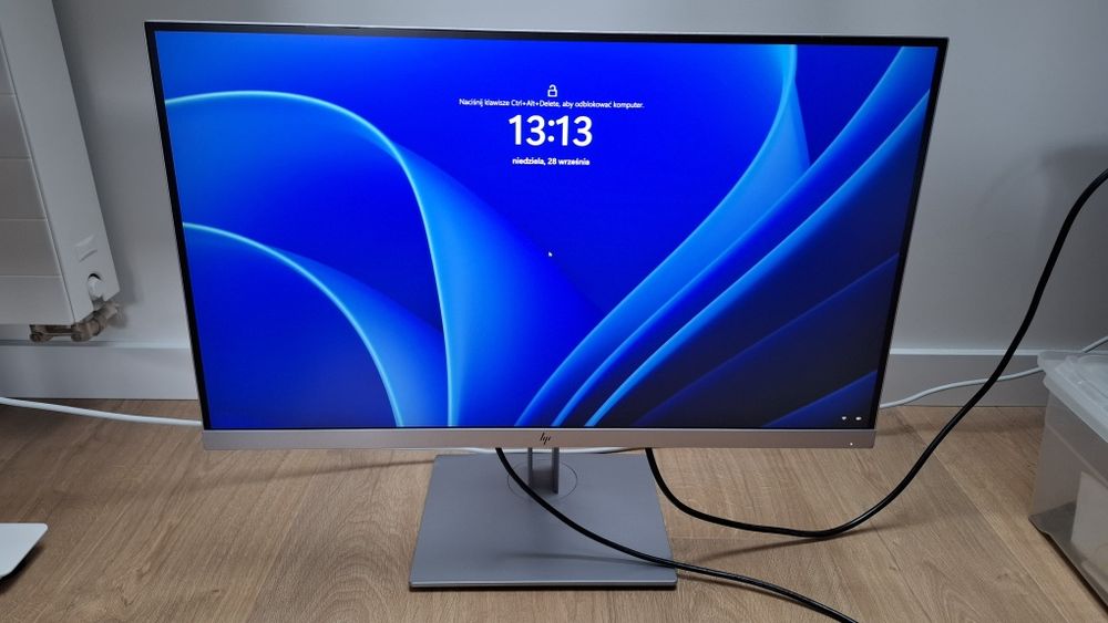 Monitor 27" HP EliteDisplay E273q, sprawny 100%, komplet
