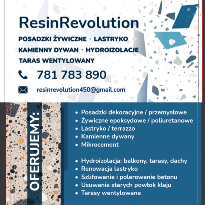 Posadzki żywiczne | mikrocement | lastryko | szlifowanie betonu, subit