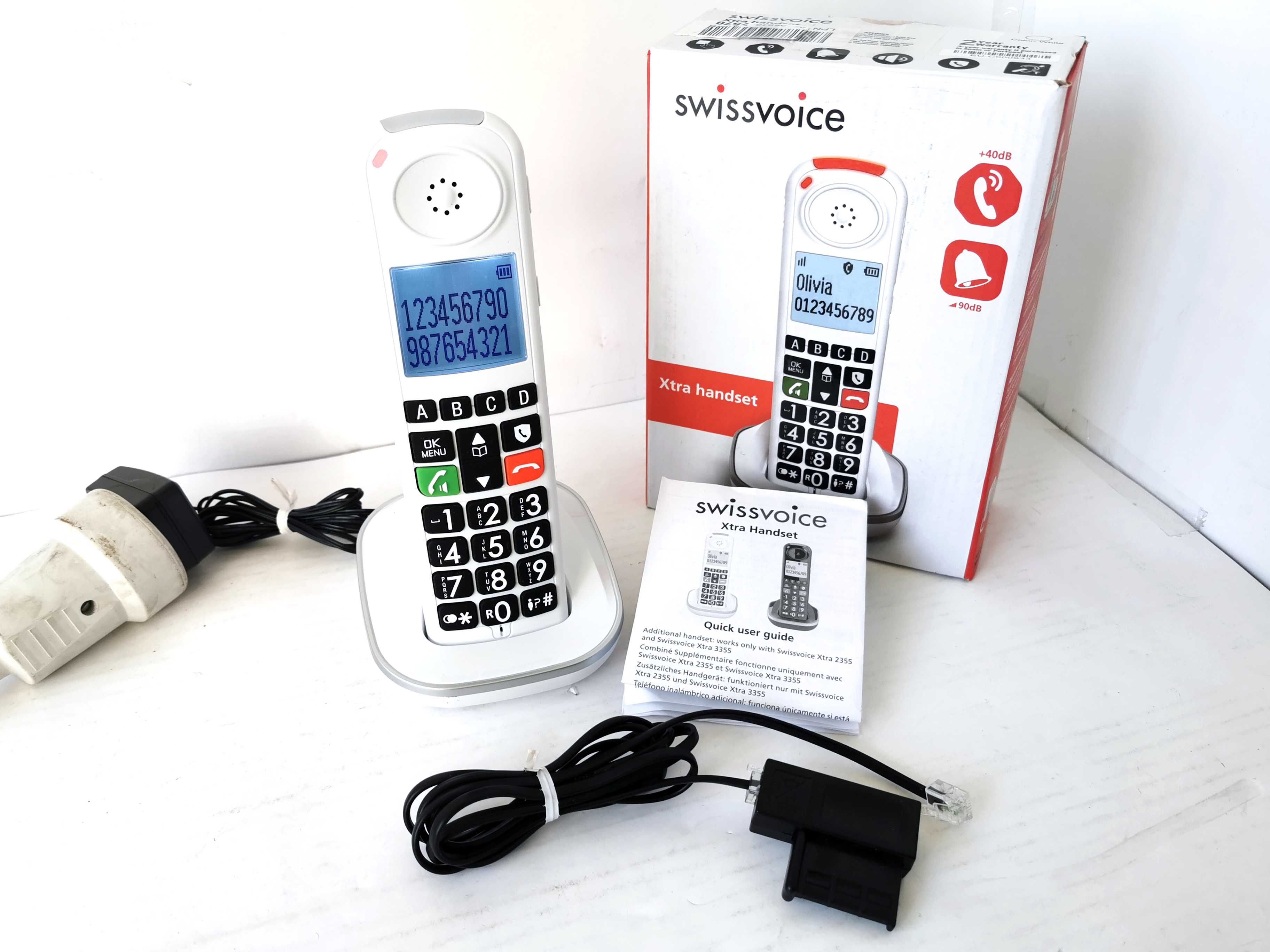 Telefon bezprzewodowy Swissvoice Xtra handset 2355