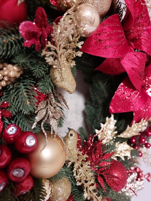 Різдвяний вінок на двері