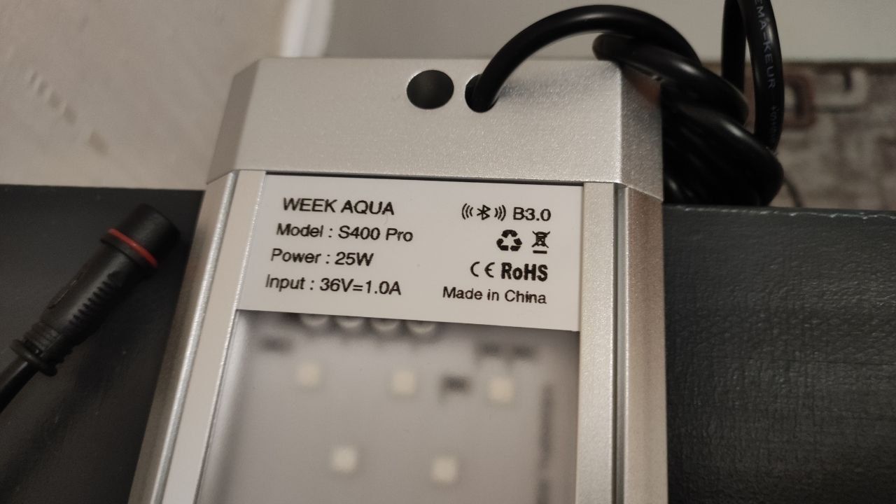 Автоматичний світильник Week Aqua S400Pro.