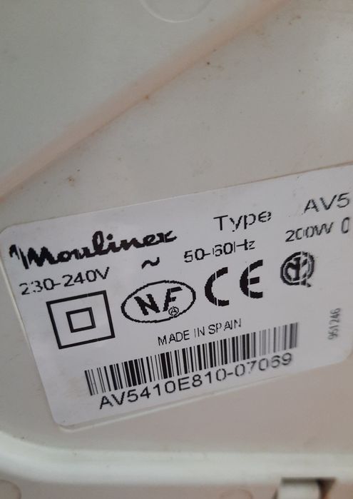 Maquina centrifugadora Sumos Moulinex