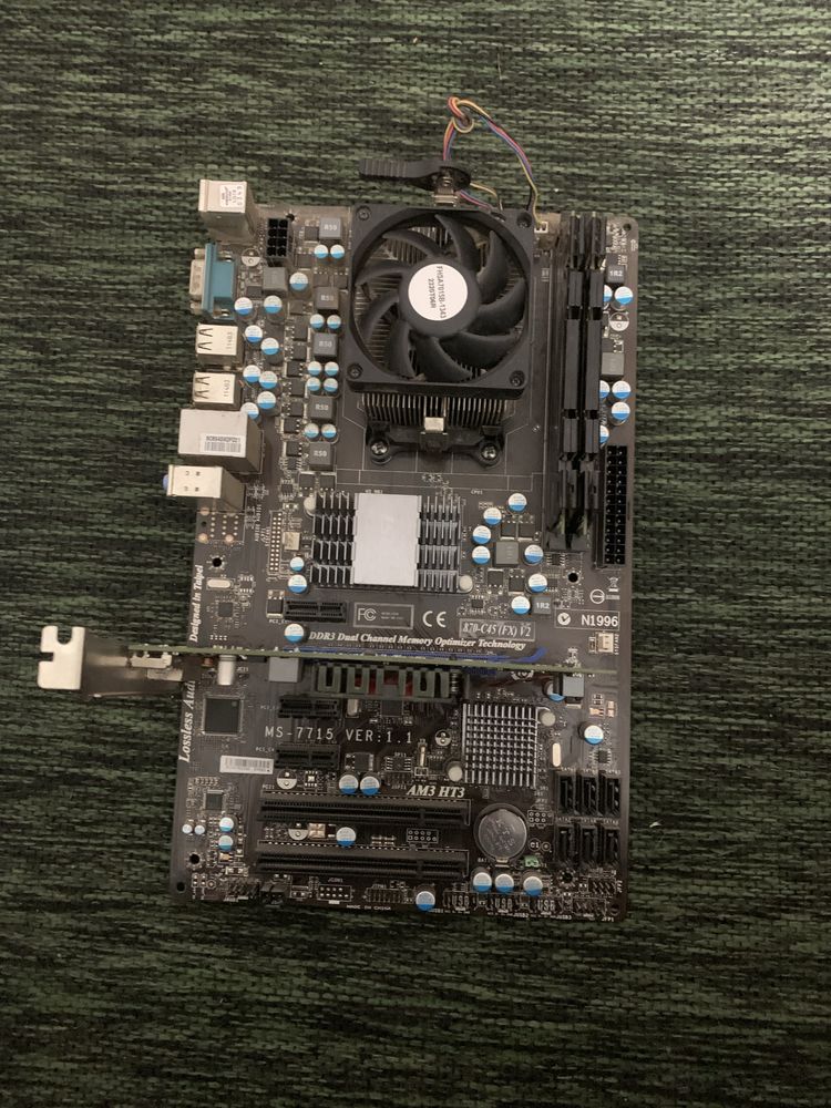Материнська плата MSI 870-45 (FX) v2 з комплектуючими