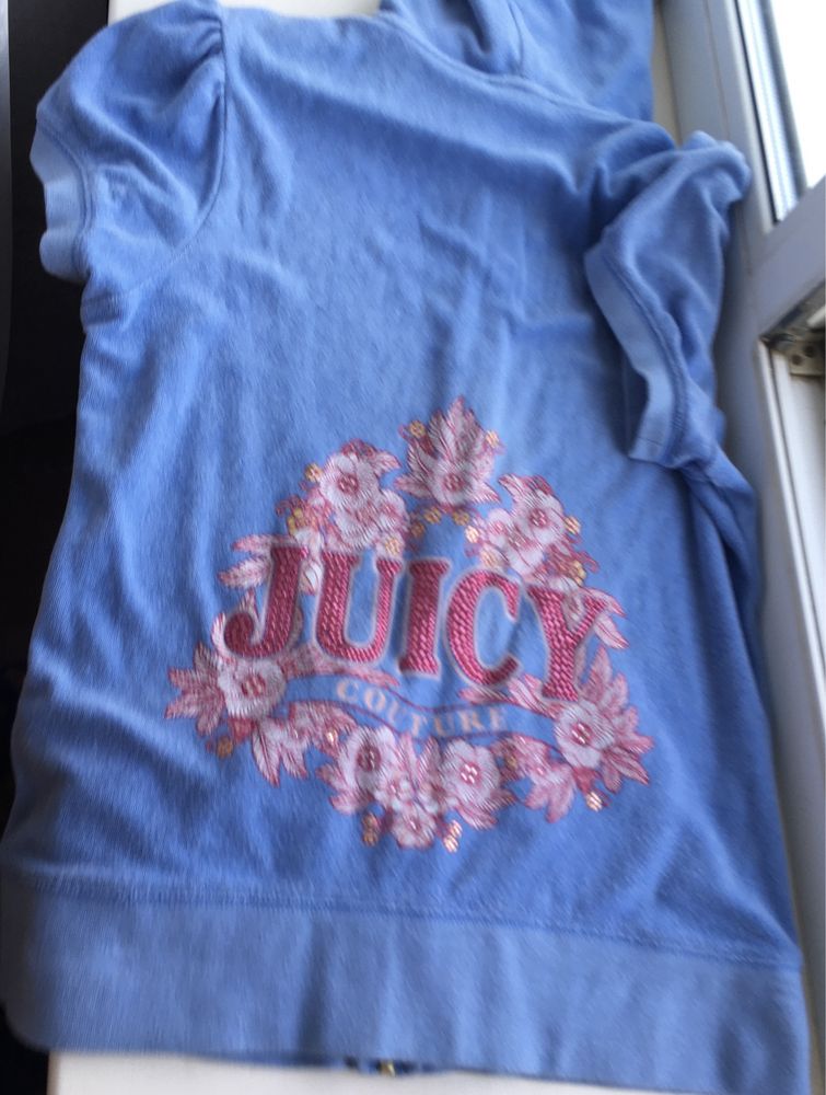 Худи кофта Juice Couture с коротким рукавом