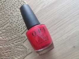 Nowy lakier do paznokci czerwony OPI The thrill of Brazil 15 ml