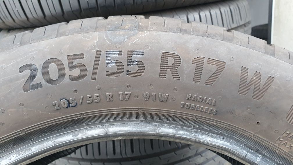 205/55 R17 W  2шт Continental ( Континенталь) Авторезина, шини.
